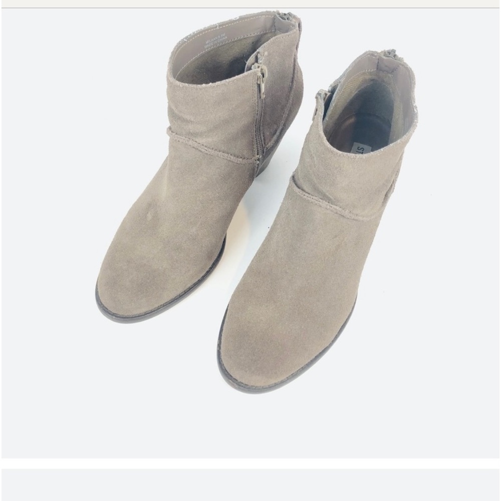 Steve Madden Milaan Leather Suede Ankle Bootie 8.5